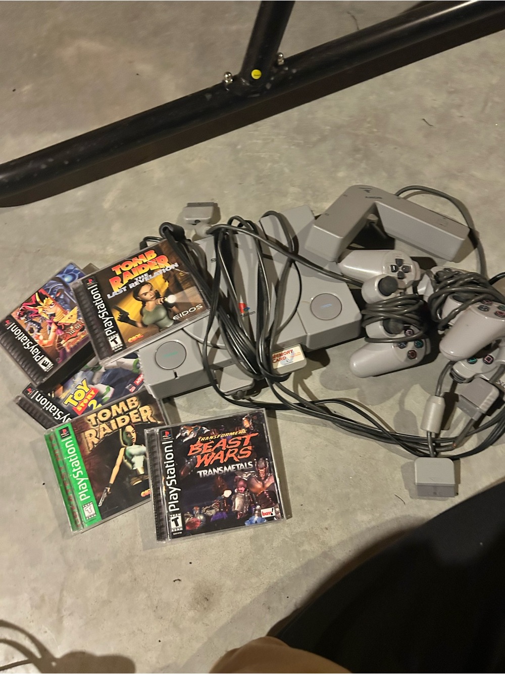 Sony Gray PlayStation Classic Console Bundle with Controllers and Games